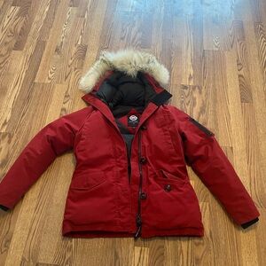 Canada Goose Men's Vibrant Red Puffer Jacket